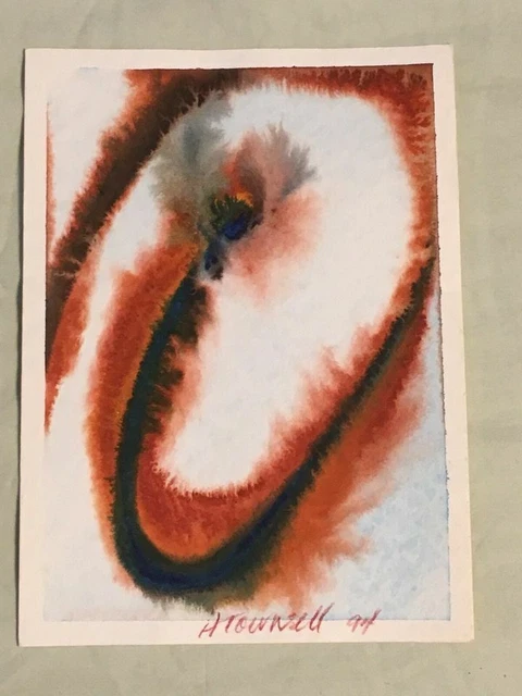 Original Abstract Painting Small Format Art Watercolor SFA