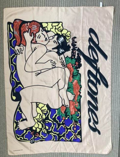 Vintage 90s Deftones Kamasutra Tapestry Poster 1998 Tour Merch Made In Italy
