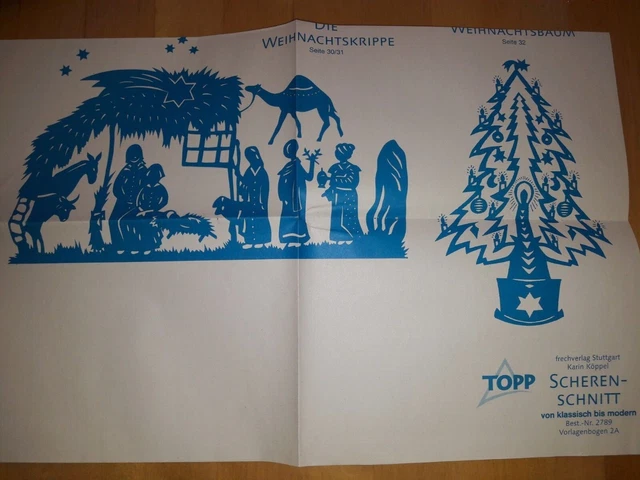TONPAPIER ANLEITUNG &amp;WEIHNACHTLICHES Falten &amp; Schneiden ...