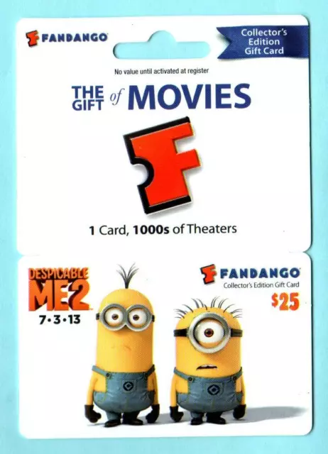 FANDANGO Despicable Me 2  2013 Gift Card ( $0 )