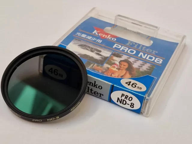 Kenko 46mm Pro ND8 Neutral Density Threaded Filter, Excellent Condition