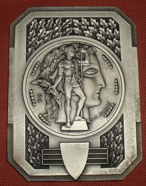 Pendentif Ancien Art Déco / Art Nouveau - Plaqué Or - Breloque Noeud Pierre