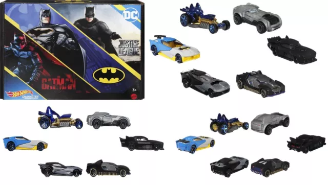 HOT WHEELS BATMAN Character Car 6 Pack Ages 3+ Toy Cars Race Justice League  Play $ - PicClick AU
