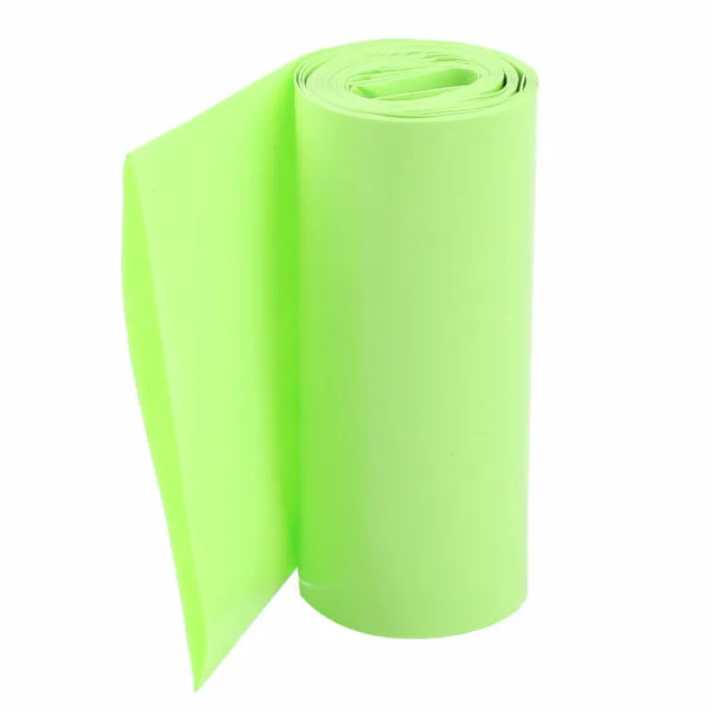 Light Vert PVC Chaleur Contraction Tubes Emballage Manche 2M 85mm 18650 Batterie