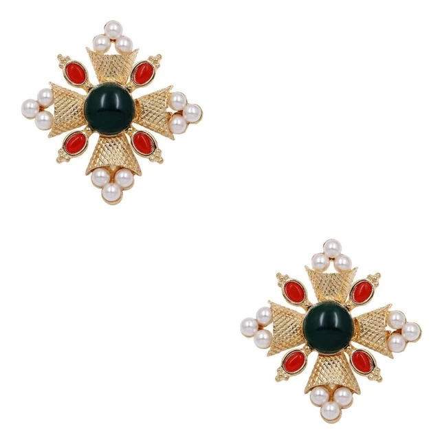 2 pcs Brosche Braut Hochzeit Brosche Pin Vintage Brosche