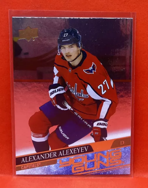 2020-21 Upper Deck Alexander Alexeyev Young Guns Silver Foil 203 UD YG RC ROOKIE