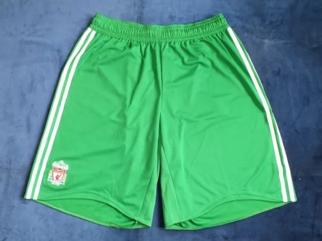 BNWT Adidas Liverpool 2009-2010 Away Goalkeeper Player Issue Shorts Size XL 42"