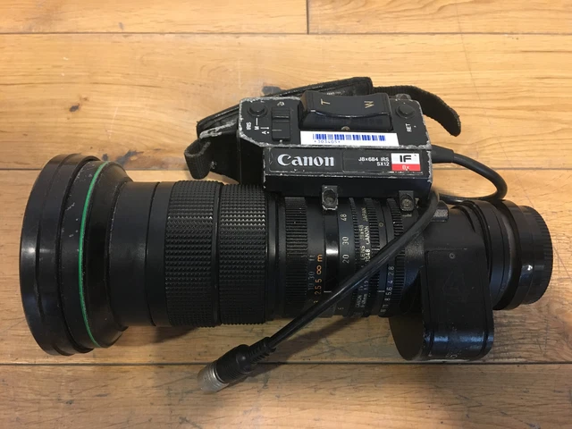 キヤノン Canon 業務用レンズ J8×6B4 IRS 動作確認済み 良品 □Canon J8x6B4 IRS SX12 #1 キヤノン 2xエクステンダー搭載 B4 8倍
