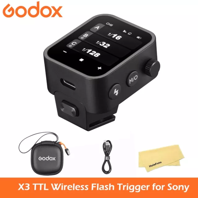 Godox X3 TTL HSS Touch Screen Trigger Transmitter for Sony Cameras