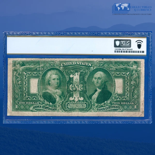Fr.224 1896 $1 One Dollar Silver Certificate "EDUCATIONAL NOTE" , PCGS 20 #37339 2