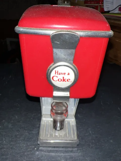 1997 Dated Mini Coca Cola Fountain Coin Bank Used