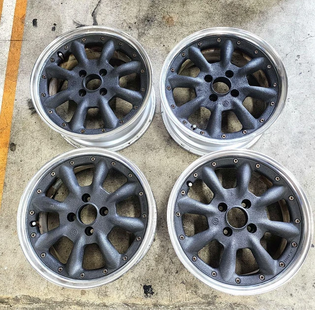 JDM Wheels Racing Service Watanabe RS-8 PCD100 6.5J +34 15-inch 4 holes Set of 4