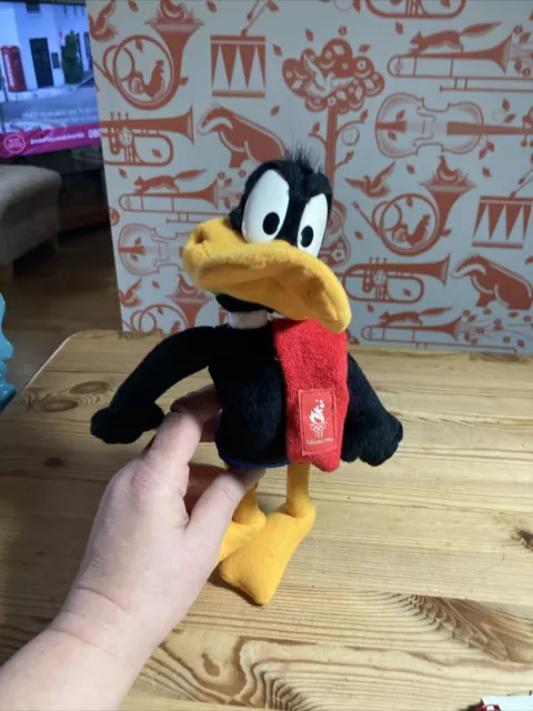 Vintage Daffy Duck Atlanta 1996 Olympics Swim Team Plush Rare