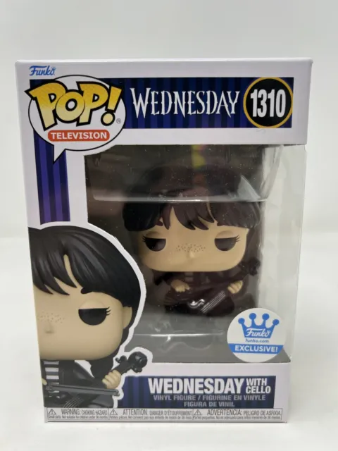 Funko Pop Addams Family Wednesday with Cello #1310 Shop Exclusive Authentic New