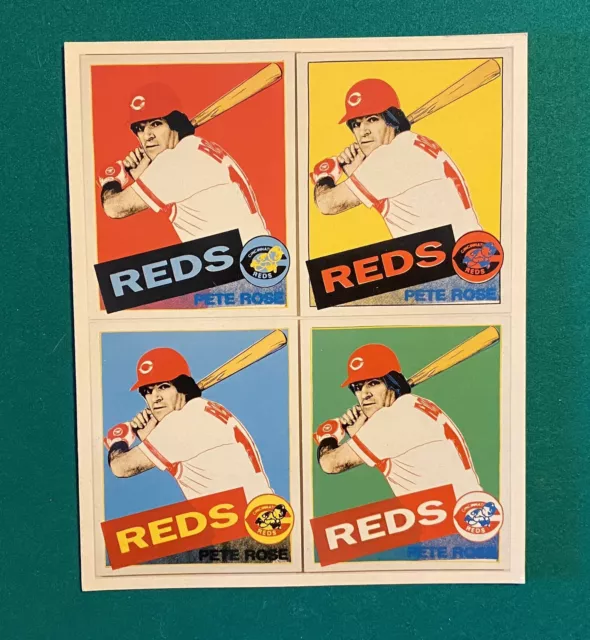 Andy Warhol Card of Pete Rose