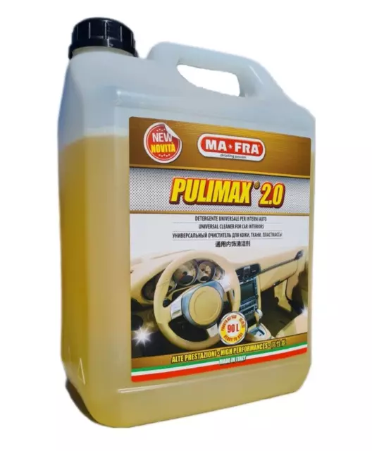 Mafra Pulimax 2.0 Detergente Pulitore Interni Auto Sedili Plastiche 4500 Ml