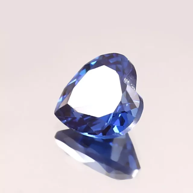 Natural Blue Sapphire 2.44Ct Heart Shape Loos Certified Faceted Gemstone Sale On