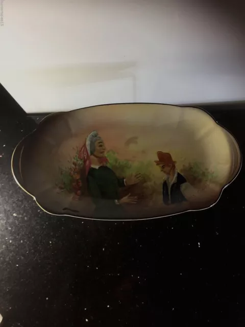 Rare DICKENS David Copperfield & aunt TRAY D5833c 1930s Royal Doulton DICKENSWAR