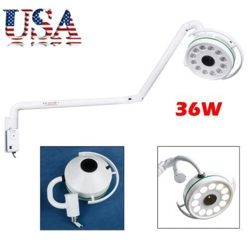 Wall Mounting Shadowless Dental LED Surgical Examination Medical Exam Light Lamp