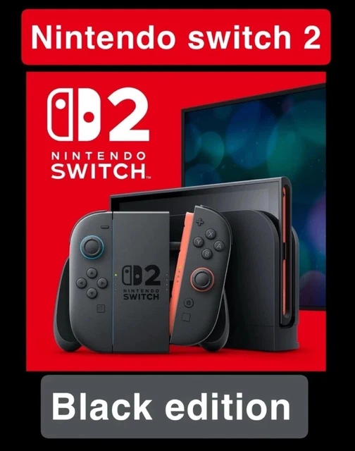NINTENDO SWITCH 2 Console Presale Pre-Order New & Sealed £455.52 ...
