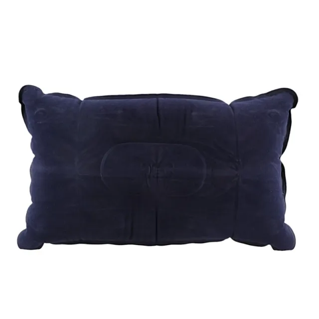 1X(Double-sided Flocking Pillow Inflatable Portable Foldable Pillow for Campif