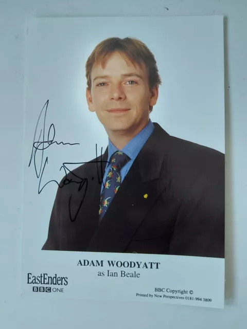 Official Eastenders Signed Adam Woodyatt / Ian Beale Autographed Cast Card