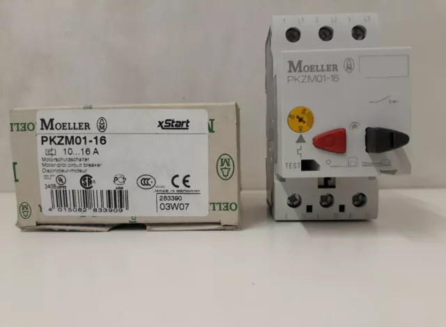 Moeller PKZM01-16 Motor Circuit Breaker 10...16A