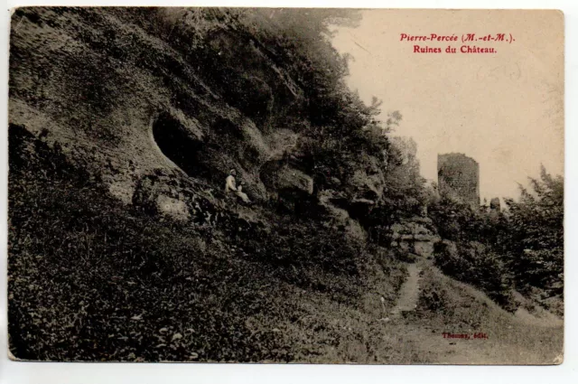 PIERRE PERCEE Vallée de Celles - Meurthe et Moselle - CPA 54 - Ruines du chateau