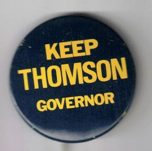 Meldrim Thomson New Hampshire R Governor 1972 78 Political Pin Button 599 Picclick