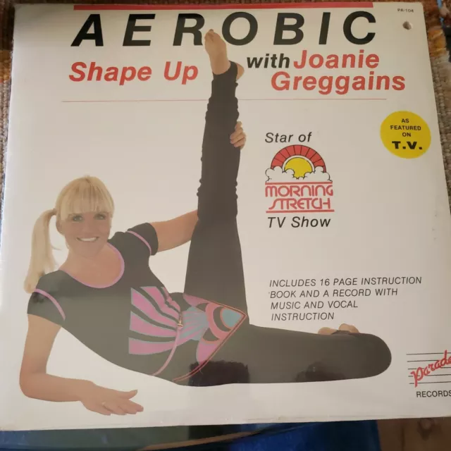 Joanie Greggains - Aerobics Shape Up (1982) [SEALED] Vinyl LP • Exercise Workout