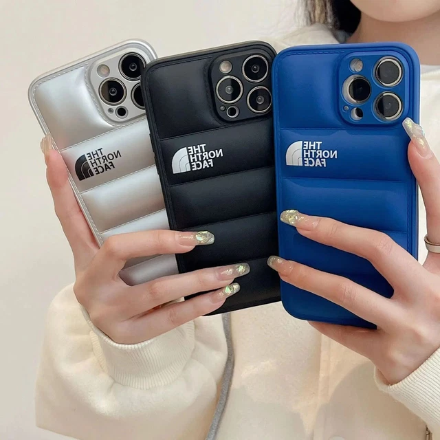Coque Iphone 14 Pro The North Face Argent