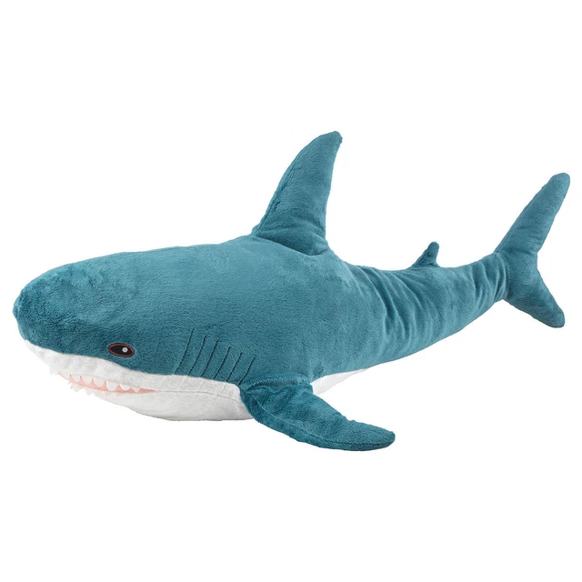 Original IKEA BLÅHAJ soft toy Large Baby SHARK 100 cm/ 39 1/4 " - Pillow