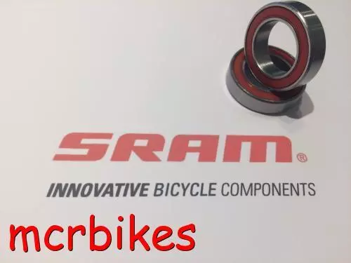 SRAM X9 Front / Rear Wheel Hub Bearing Kits Chrome /Stainless /Ceramic