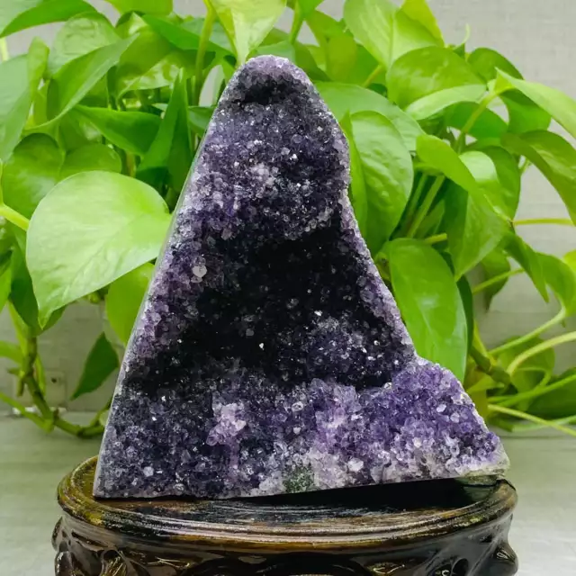 650g Natural Amethyst Geode Mineral Specimen Crystal Quartz Energy Decoration