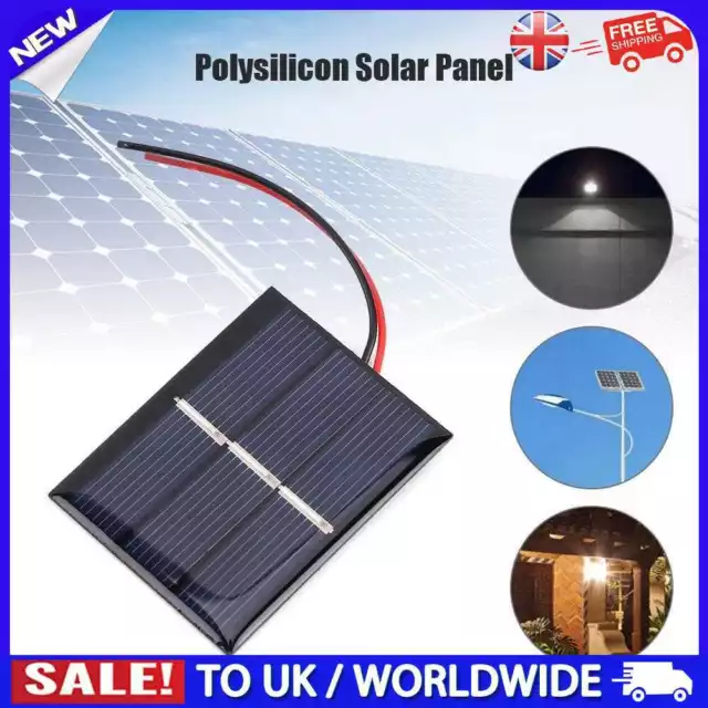 Panel epoxi solar de polisilicio C# 0,4 W 1,5 V con cable mini módulo de sistema solar hágalo usted mismo