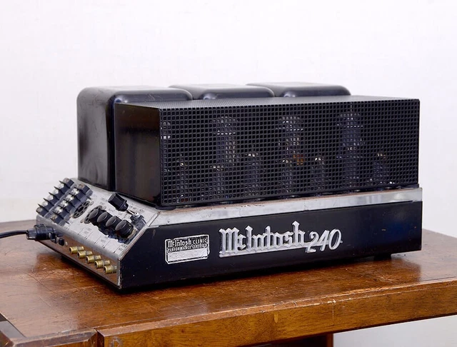 McIntosh MC240 Tube Power Amplifier Capacitors have been replaced VERY GOOD WORK McIntosh MC240 Tube Power Amplifier Capacitors have been replaced VERY GOOD WORK