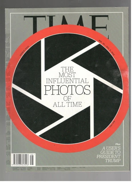 THE MOST INFLUENTIAL PHOTOS OF ALL TIME magazine TIME november 28, 2016 ...