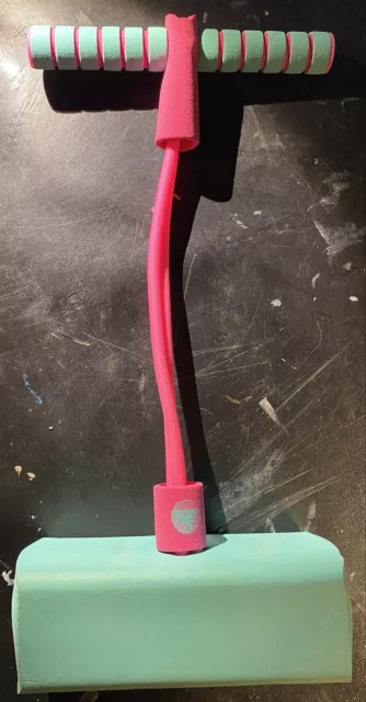 My First Flybar Foam Soft Jumper Bungee Cord Childrens Pogo Stick Pink & Green My First Flybar Foam Soft Jumper Bungee Cord Childrens Pogo Stick Pink & Green