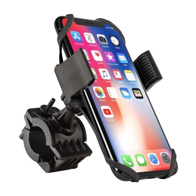 For Motorola Moto G Stylus Pure Handlebar Bicycle Mount Silicone Holder Bike