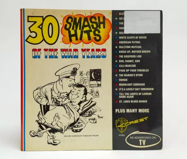 30 Smash Hits Of The War Years - Classic Wartime Songs - Music Vinyl Record