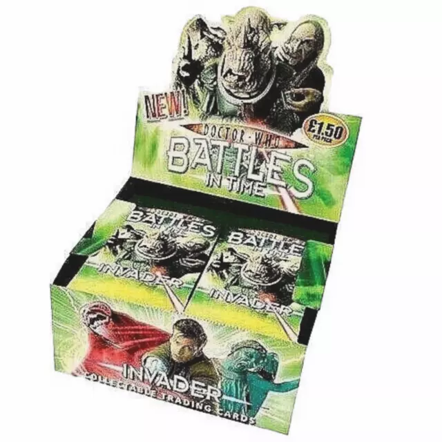 Dr Doctor Who Cards Box Trading Battles in Time Invader Packs Card Pack Gift BBC