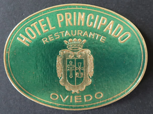 Ancienne étiquette De Bagage HÔTEL DE NORMANDIE Lisieux - Vintage 3