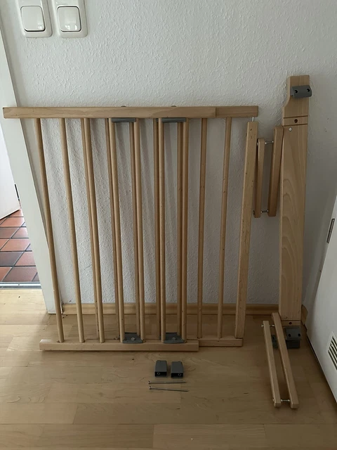 Geuther 2733 Schwenk Treppenschutzgitter 67 - 107 cm Höhe 83 cm Buche