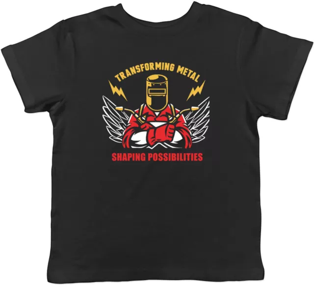 Metal Welder Kids T-Shirt Shaping Possibilities Childrens Boys Girls Gift