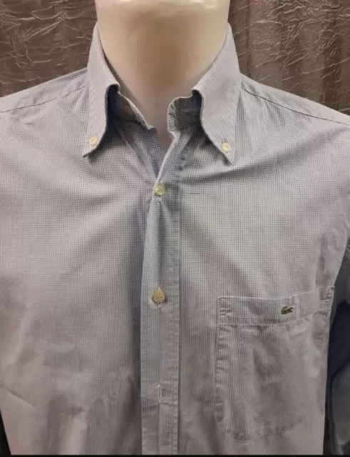 camicia uomo puro cotone Lacoste taglia M