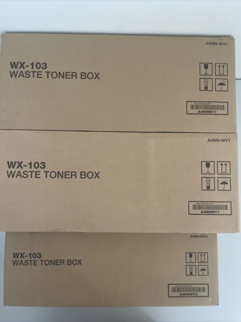 Genuine Konica Minolta WX-103 Waste Toner - A4NN-WY3 - Bizhub C554e 60K Pages