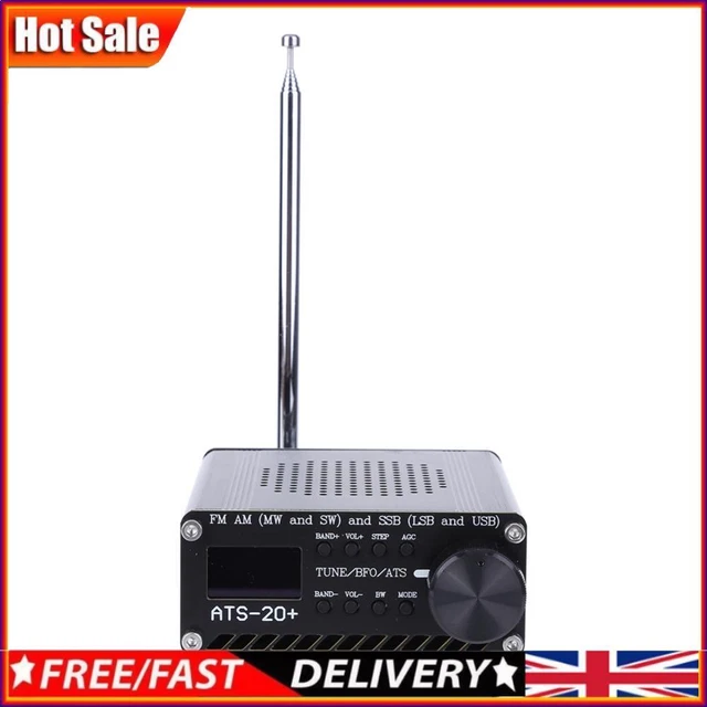ATS-20+SI4732 FM AM SSB Scanner 0.96 Inch OLED Screen FM AM MW&SW SSB ...