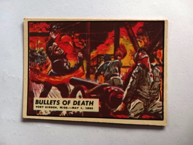A&BC AMERICAN CIVIL war bubble gum trading cards No 40 1966 £2.00 ...