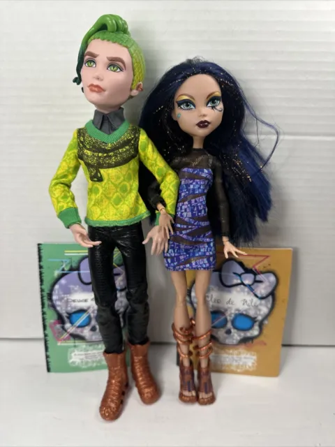 Monster High Boo York Doll Cleo de Nile Deuce Gorgon Diary Outfit Shoes