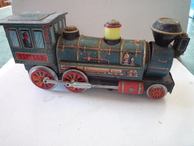 Ancienne Locomotive Jouet Française Charles Rossignol - Métal - Occasion